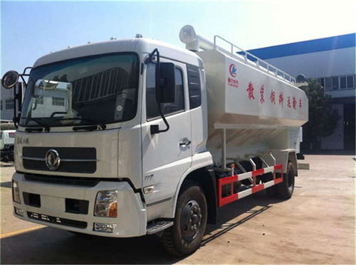 散装饲料运输车 畜牧渔业饲料销售的重要工具